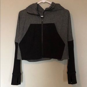 Lululemon cropped zip up hoodie
